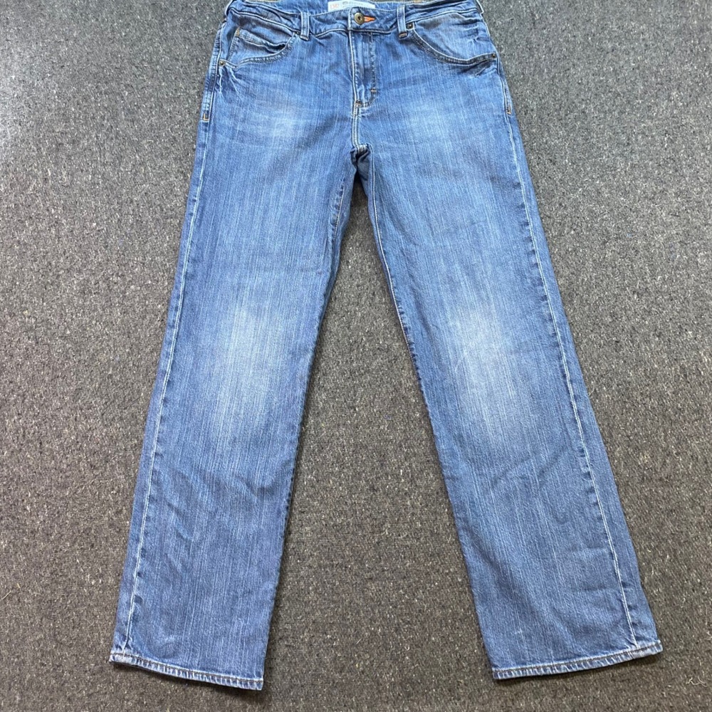Lee Modern Series Jeans 34x32 Mens Blue Skater Straight Leg L342 Denim Pants